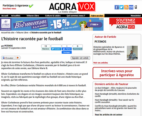 Agoravox 19 septembre